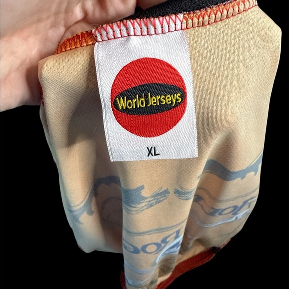 Red Skull Graphic Jersey Shirt - Picture 3 of 3